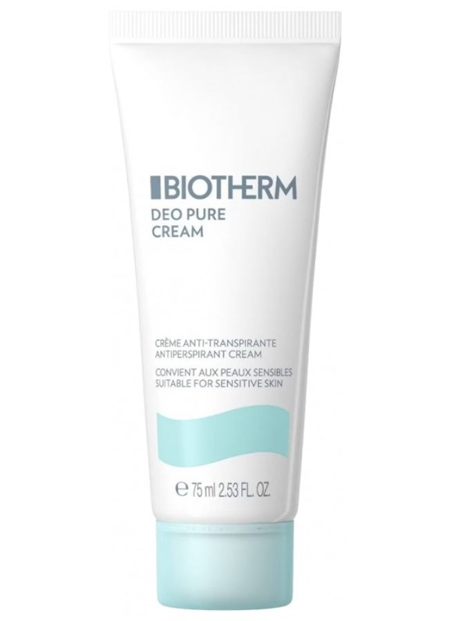 Biotherm Deo Pure Antiperspirant Cream 75ml - Image 1